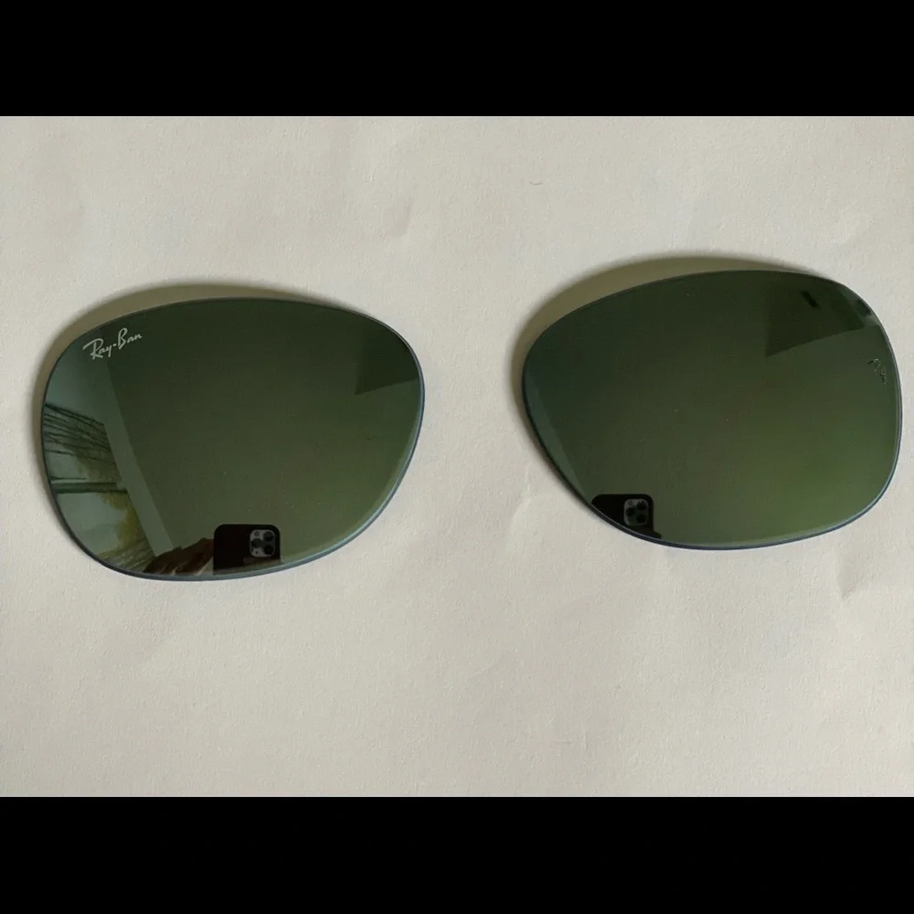 Ray Ban 2132 Silver Mirror 55MM Replacement Lenses. Lenses only Not Frame - Picture 1 of 2
